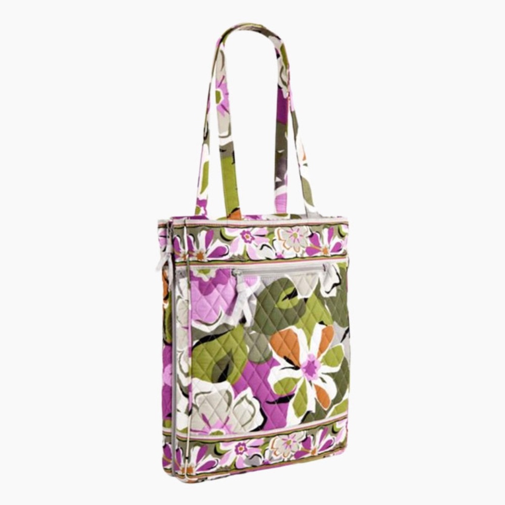 NWT Laura Ashley Portobello Road Floral Quilted Laptop Sleeve Travel FlyTote Bag